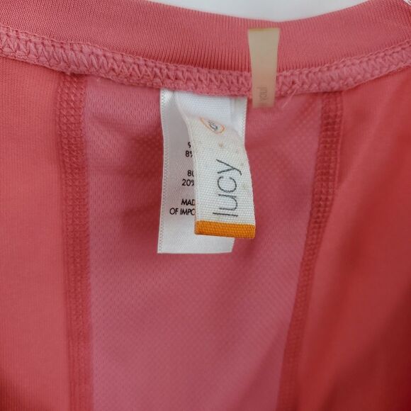 LUCY peach short sleeve athletic tee - Picture 3 of 3